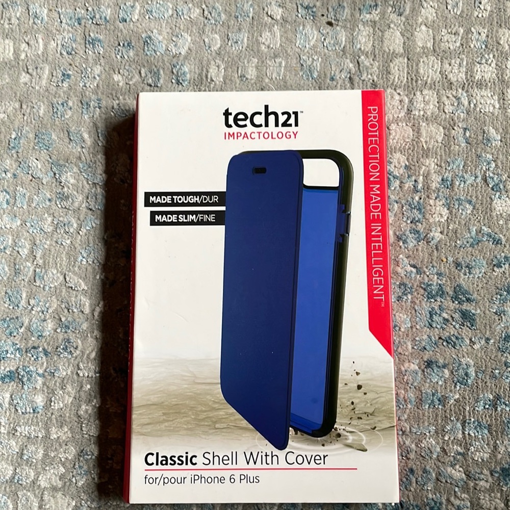 BRAND NEW IN BOX tech21 classic shell w/cover for iPhone 6 Plus